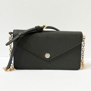 Michael Kors Black and Gold Crossbody Bag